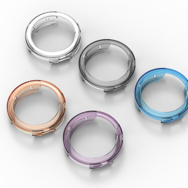 Gennemsigtig Silikone Bumper passer til Huawei Watch GT 4 41mm - Lilla#serie_2