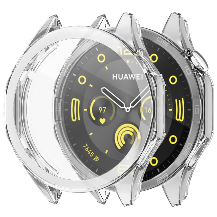 Fint Silikone Cover passer til Huawei Watch GT 4 46mm - Gennemsigtig#serie_011