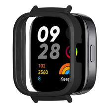 Xiaomi Redmi Watch 3 Hard Bumper Frame Case Protective Cover with 20mm Adapter Connector - Black#serie_1