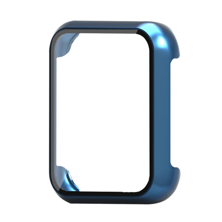 Mega Flot Cover med Skærmbeskytter i Silikone og Glas passer til Oppo Watch 3 - Blå#serie_4