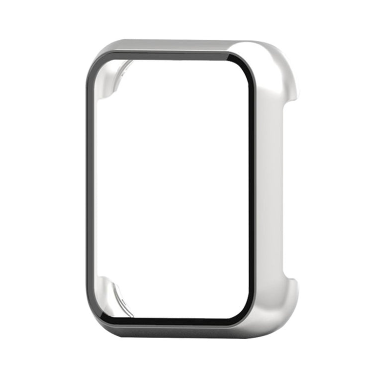 Mega Flot Cover med Skærmbeskytter i Silikone og Glas passer til Oppo Watch 3 - Sølv#serie_10