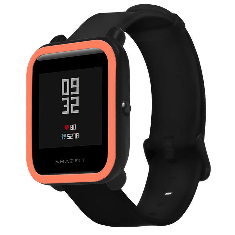 Beskyttende Silikone Universal Bumper passer til Amazfit Bip 1 / Amazfit Bip Lite - Orange#serie_1