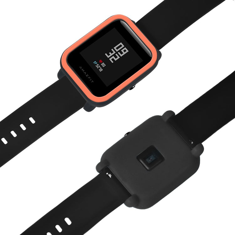 Beskyttende Silikone Universal Bumper passer til Amazfit Bip 1 / Amazfit Bip Lite - Orange#serie_1