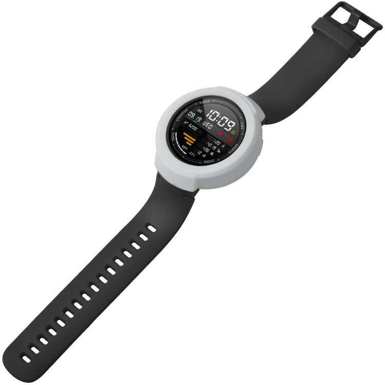 Beskyttende Silikone Universal Bumper passer til Amazfit Verge / Amazfit Verge Lite - Sølv#serie_6