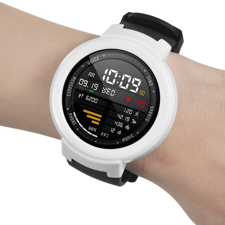 Beskyttende Silikone Universal Bumper passer til Amazfit Verge / Amazfit Verge Lite - Hvid#serie_2