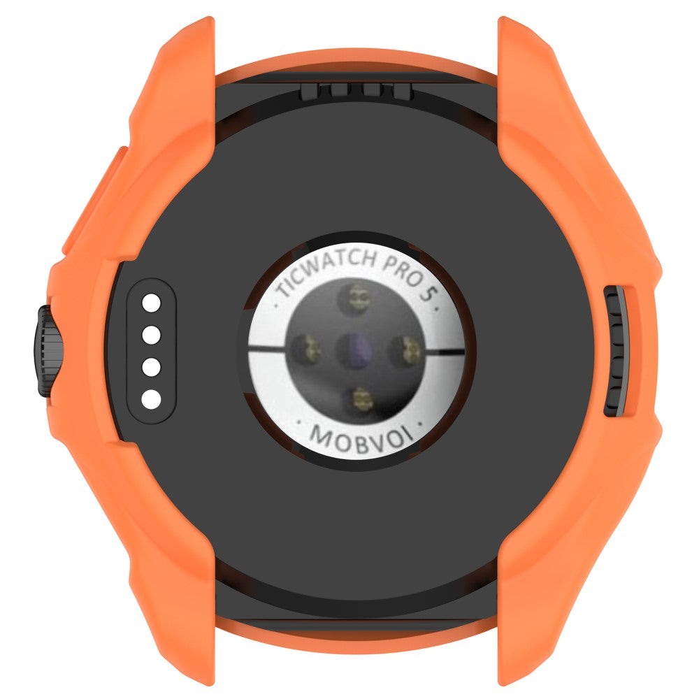 Fleksibel Silikone Bumper passer til TicWatch Pro 5 - Orange#serie_2