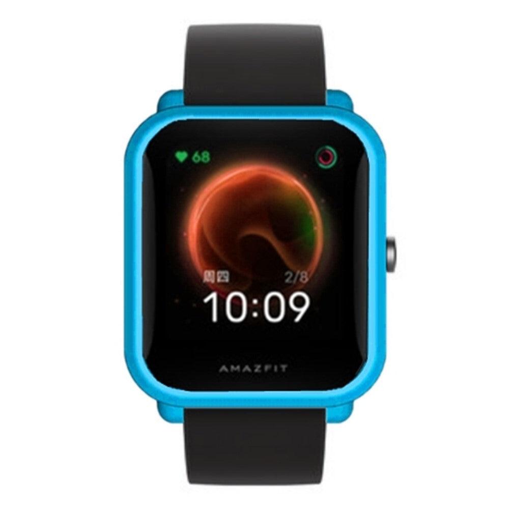 Huami Amazfit Bip Pop / Bip / Bip U Watch Case Scratch-proof Soft T Frame Cover - Sky Blue#serie_7