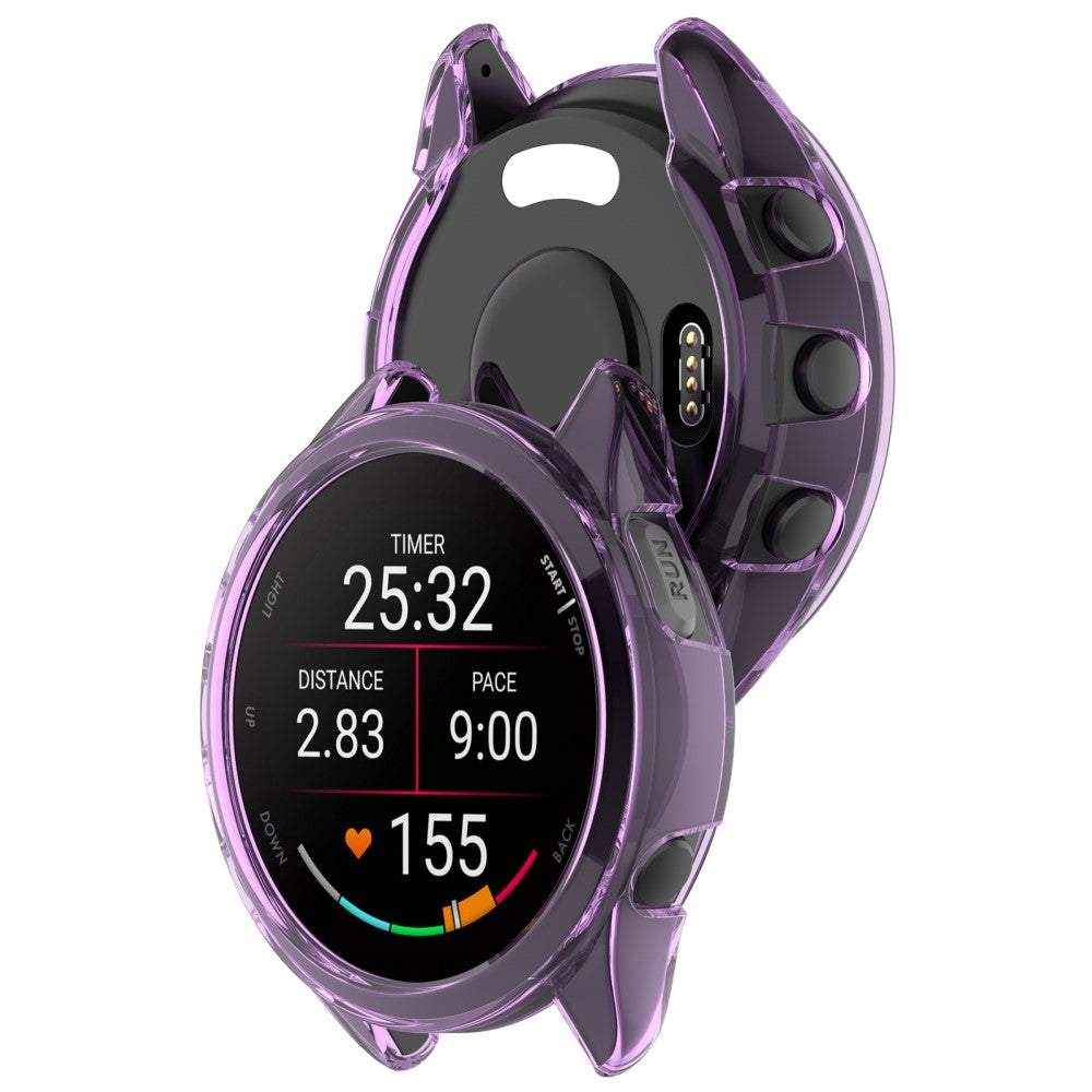 Stylish Garmin Forerunner 165 / Garmin Forerunner 165 Music Silicone Cover - Purple#serie_5