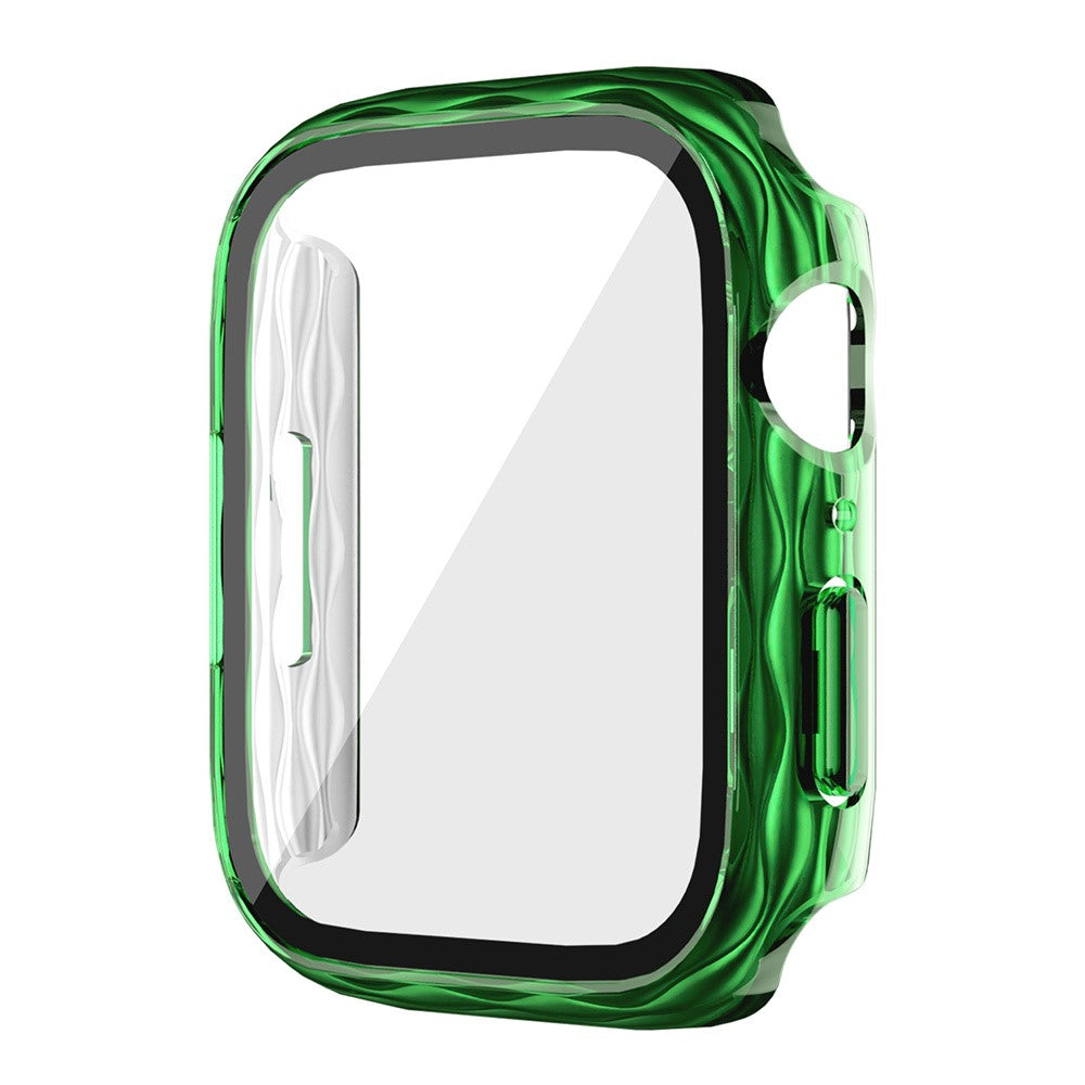 Mega Good Apple Watch Series 7 45mm / Apple Watch Series 9 45mm Universel Cover with Screen Protector in Glass - Green#serie_1