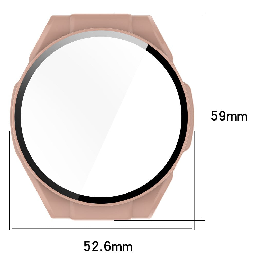 Fashionable Haylou Watch R8 Cover with Screen Protector in Glass - Black#serie_1