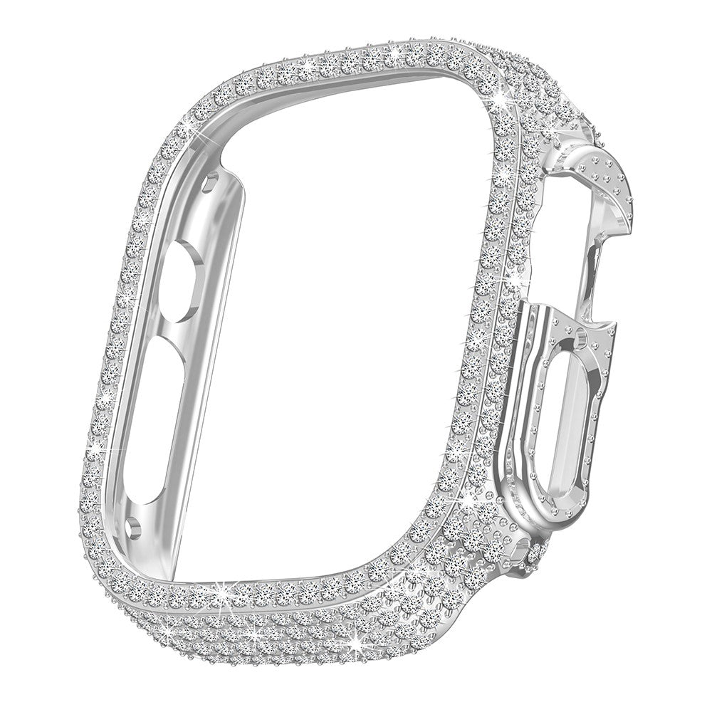 Apple Watch Ultra / Apple Watch Ultra 2 Protective Rhinestone Universel Bumper - Silver#serie_7