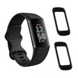 2stück Fitbit Charge 6 / Fitbit Charge 5 Silikon Universell Displayschutz