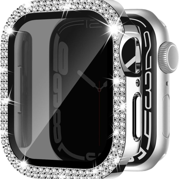 Incredibly Good Apple Smartwatch Universel Cover with Screen Protector in Rhinestone and Glass - Red#serie_4