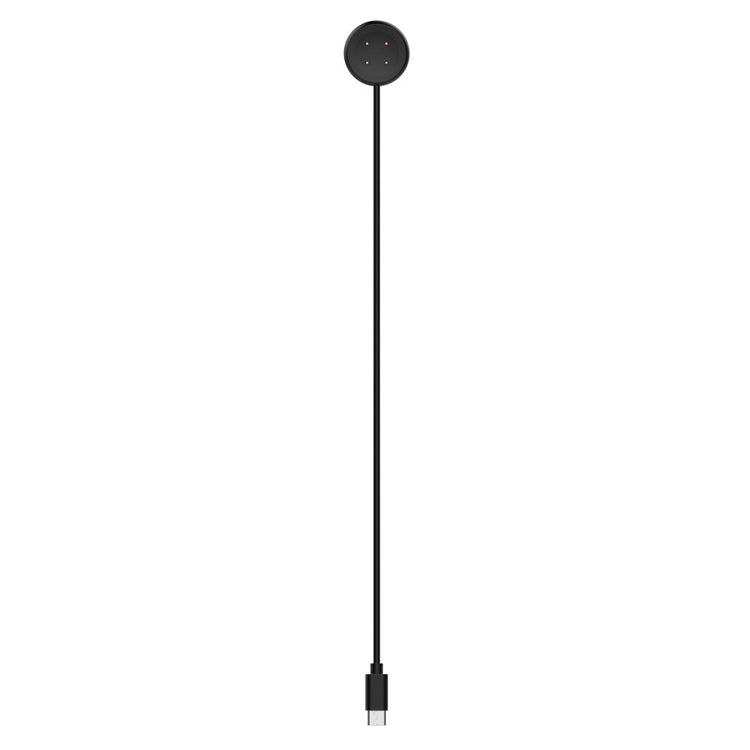 100cm Silikone Magnetisk Type-C Opladningskabel passer til Google Pixel Watch 2 - Sort#serie_1