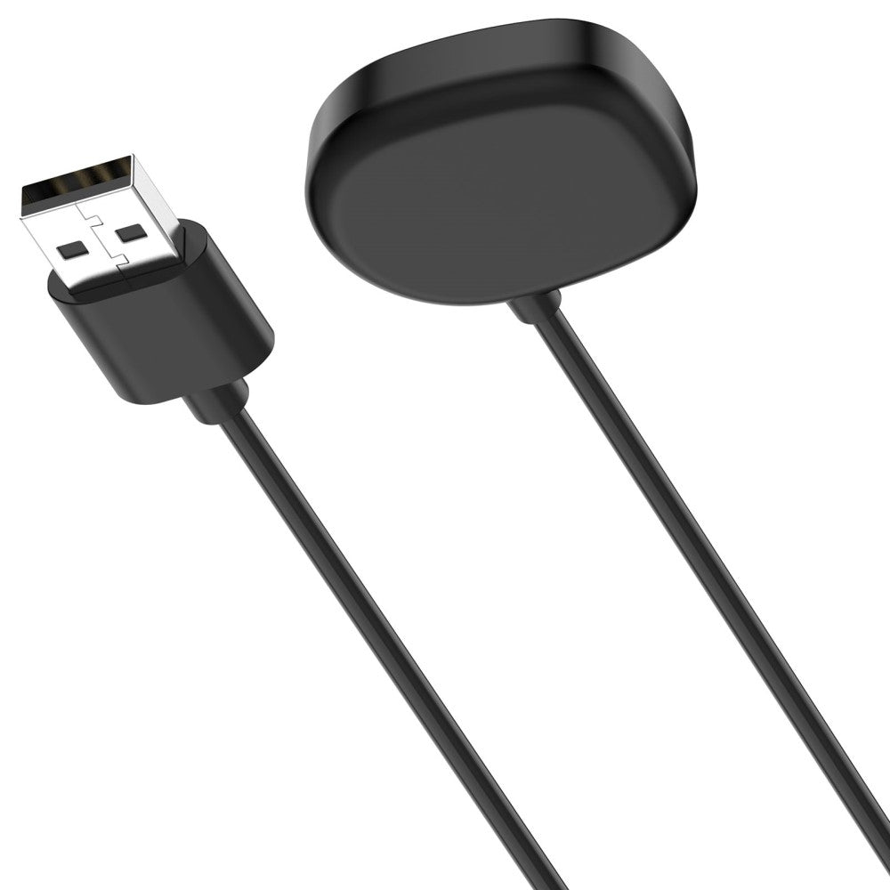 1m Silikone Magnetisk USB Opladningskabel passer til Amazfit Balance - Sort#serie_5