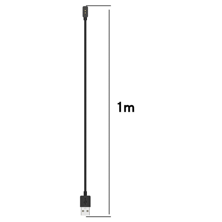 100cm Magnetisk USB Opladningskabel passer til Xiaomi Smartwatch - Hvid#serie_2