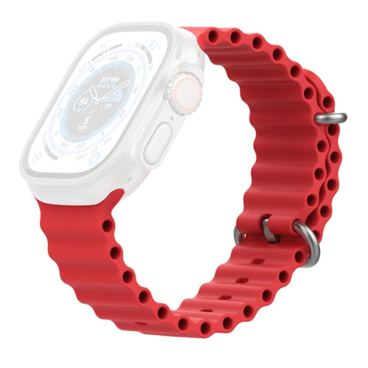 Remarkably Tough Apple Smartwatch Silicone Universel Strap - Red#serie_9