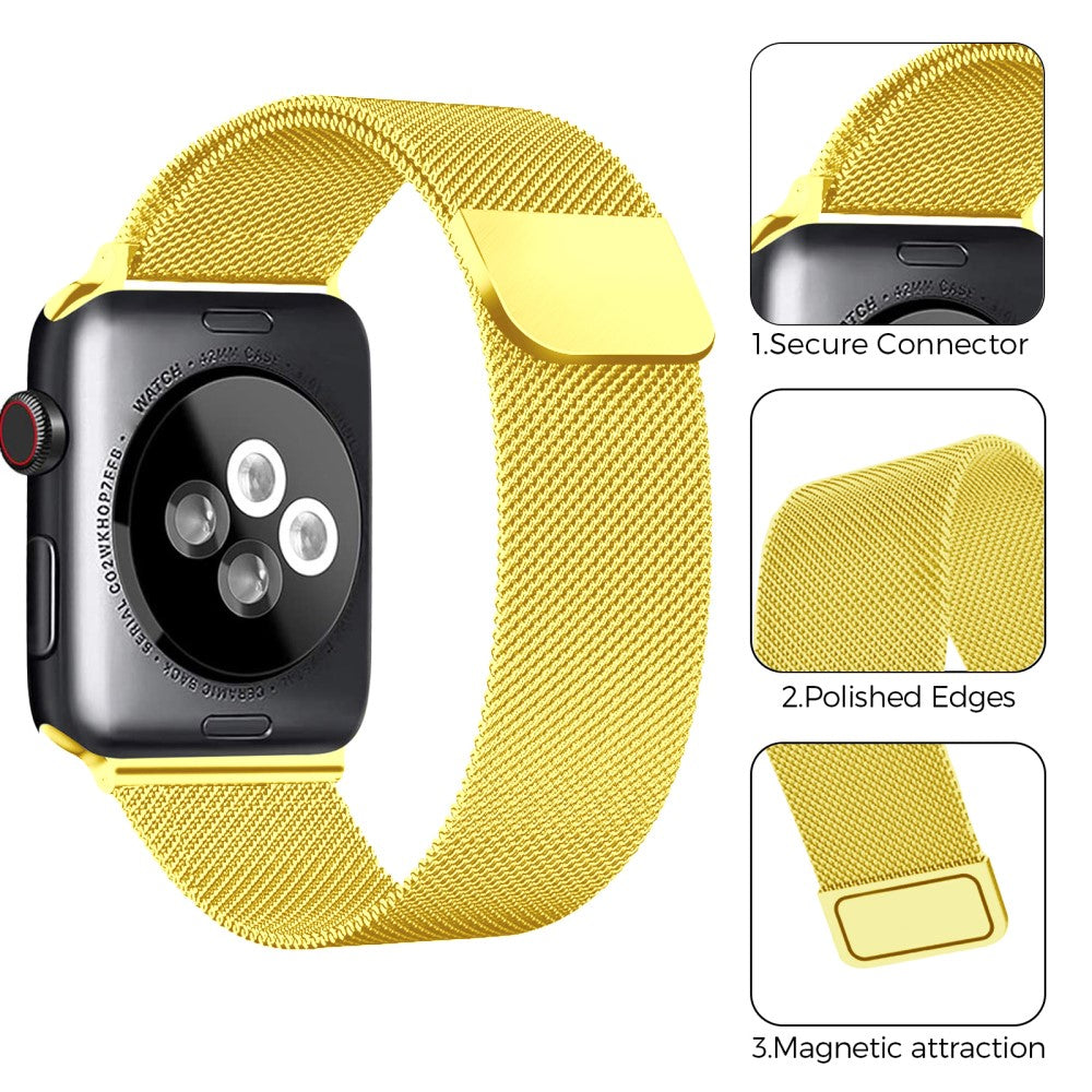 Super Pleasant Apple Smartwatch Metal Universel Strap - Gold#serie_4