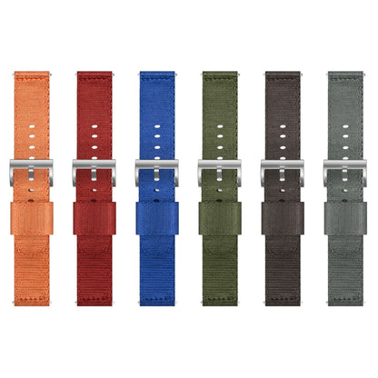 Meget Elegant Nylon Rem passer til 24mm - Sølv#serie_bfwu104f