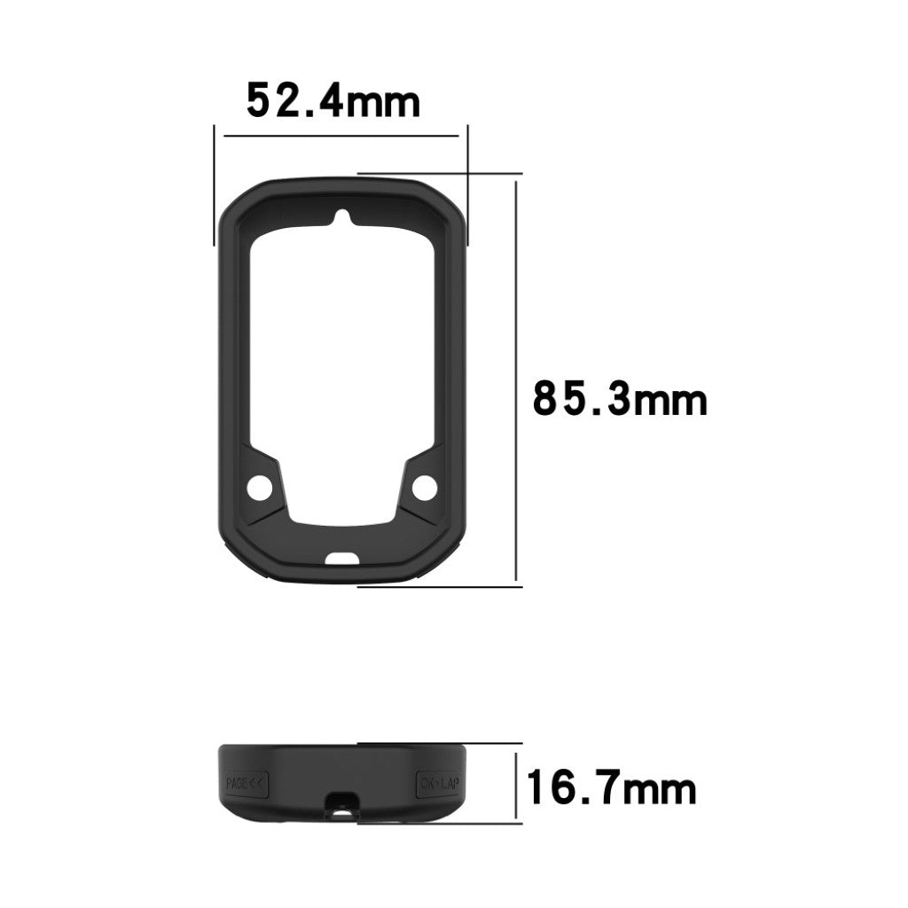 Godt Silikone Cover til Bryton Rider 430 / Bryton Rider 320 - Hvid#serie_2