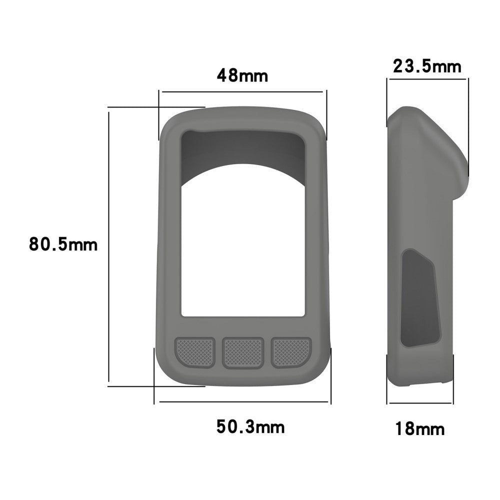 Rigtigt Fed Silikone Cover passer til Wahoo Elemnt Bolt V2 - Blå#serie_8