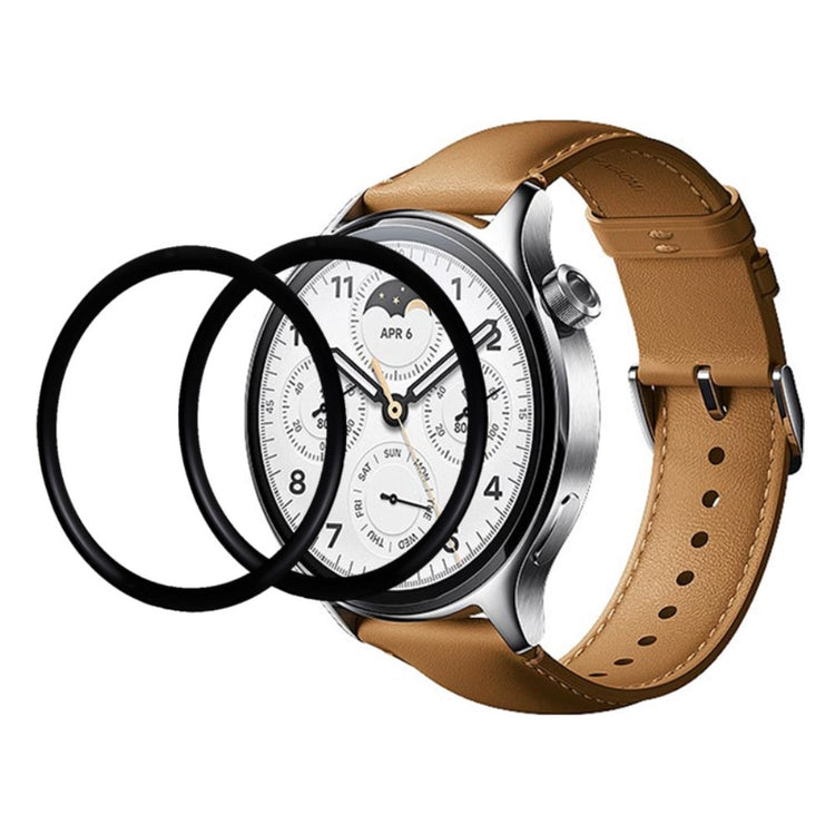 2stk Plastik HD Universal Skærmbeskytter til Xiaomi Watch S1 Pro - Gennemsigtig#serie_344