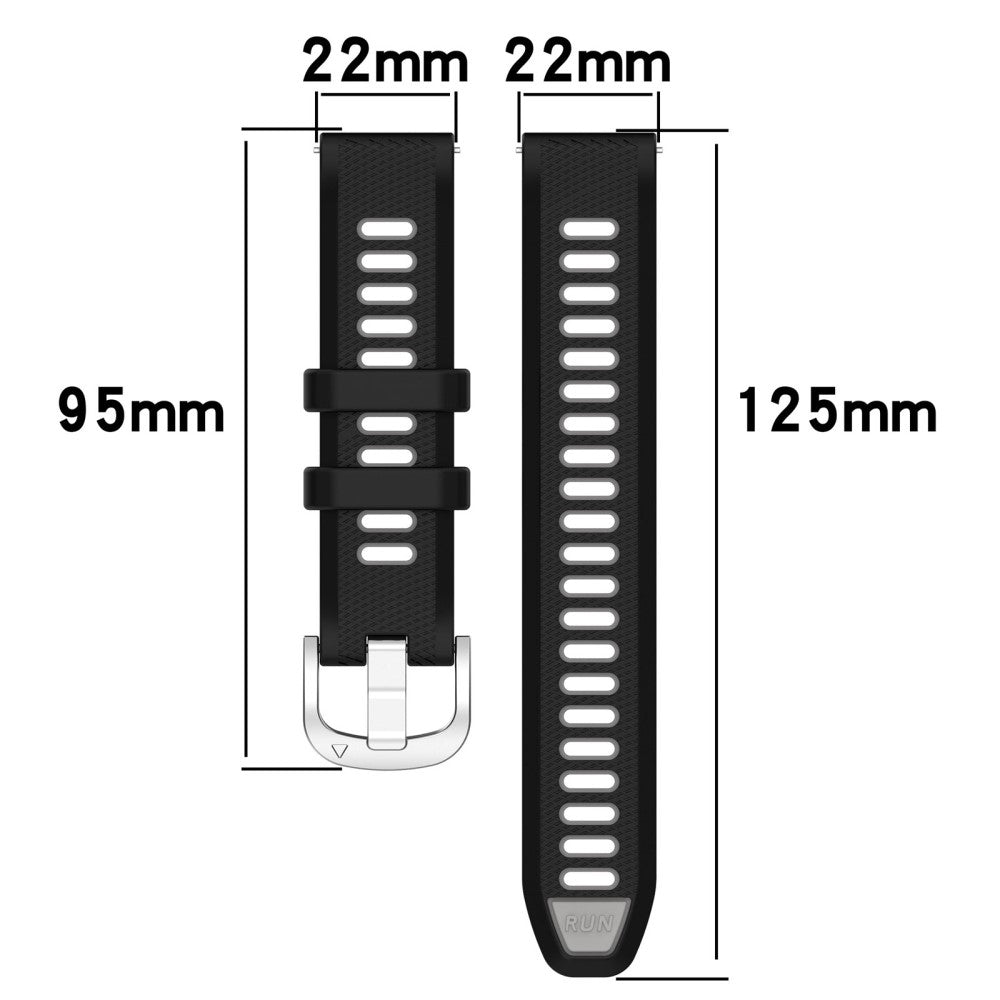 Mega Fint Silikone Universal Rem passer til Smartwatch - Hvid#serie_11