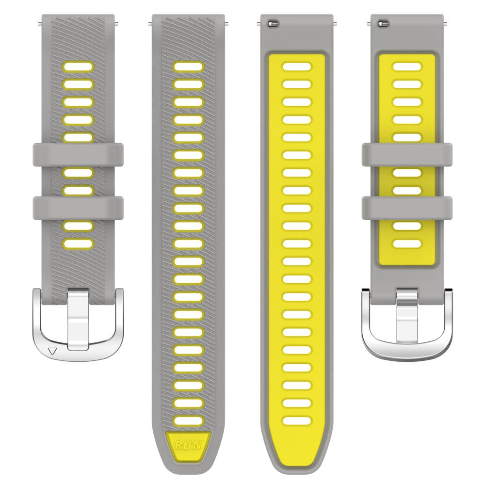 Mega Fint Silikone Universal Rem passer til Smartwatch - Gul#serie_9