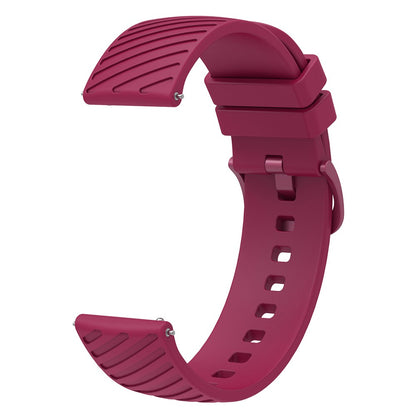 Cool Silikone Universal Rem passer til Smartwatch - Rød#serie_5