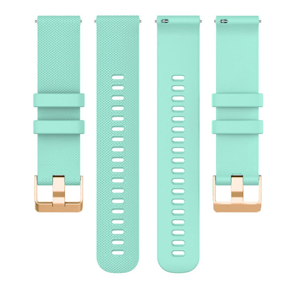 Rigtigt Slidstærk Silikone Universal Rem passer til Smartwatch - Grøn#serie_9