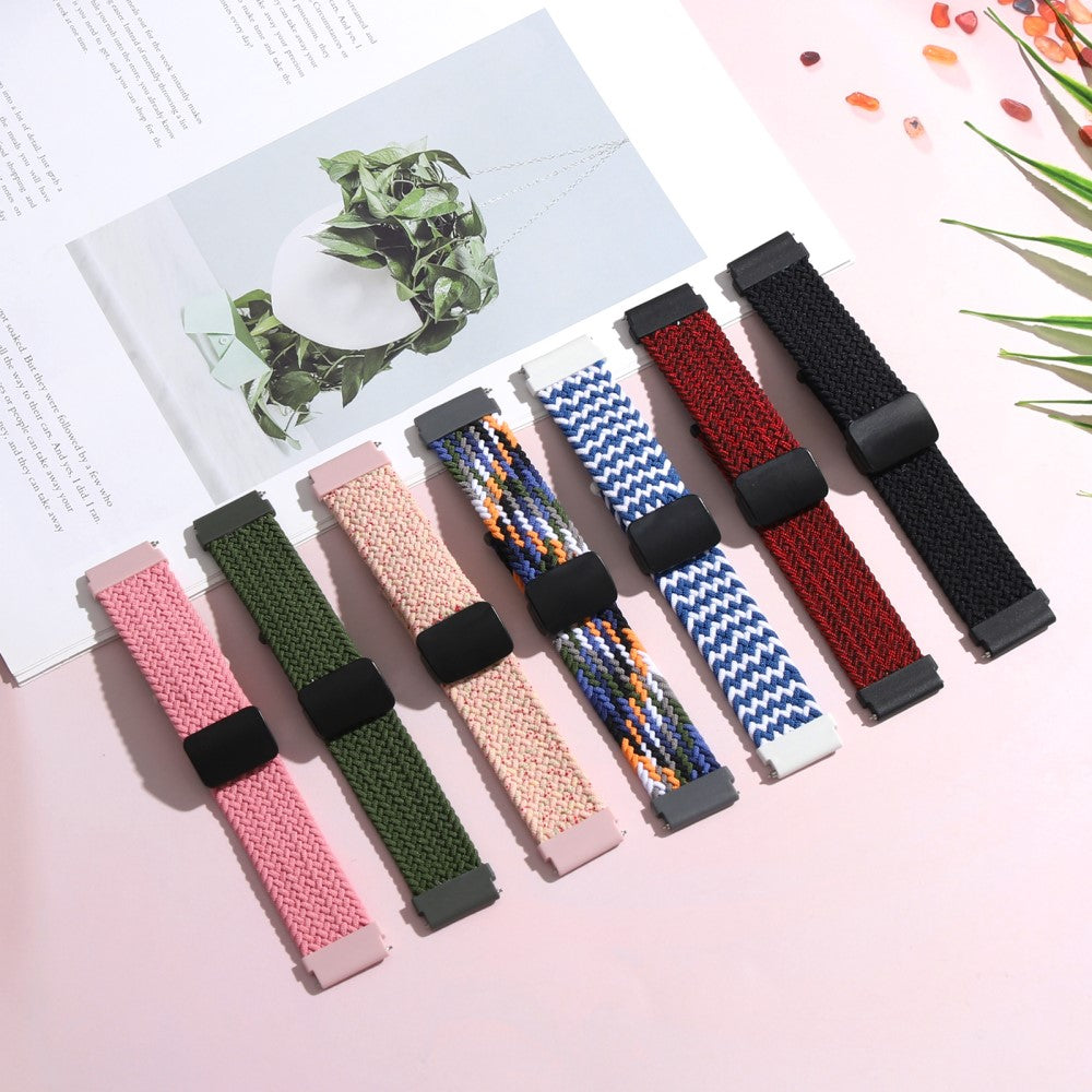 Stilren Nylon Universal Rem passer til Smartwatch - Flerfarvet#serie_10
