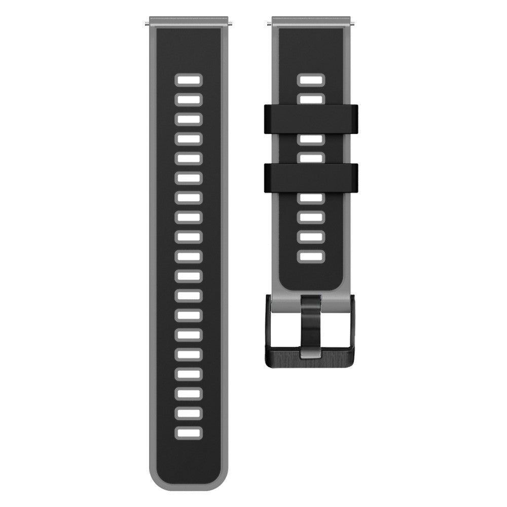 Holdbart Silikone Universal Rem passer til Smartwatch - Sølv#serie_4