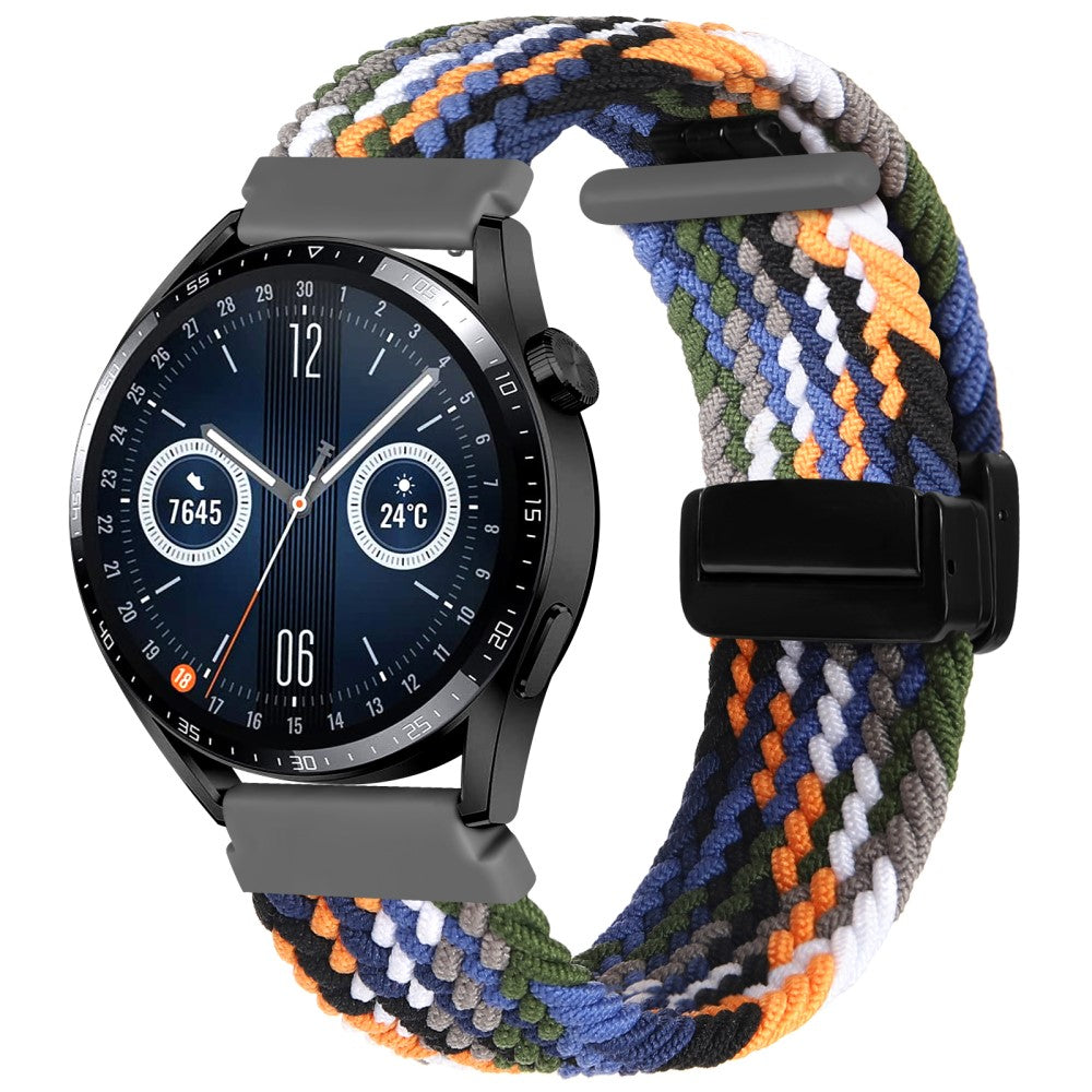 Super Pænt Nylon Universal Rem passer til Smartwatch - Flerfarvet#serie_1