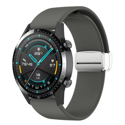 Elegant Ægte Læder Universal Rem passer til Smartwatch - Sølv#serie_10