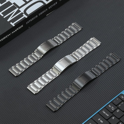 Meget Fint Metal Universal Rem passer til Smartwatch - Sølv#serie_3