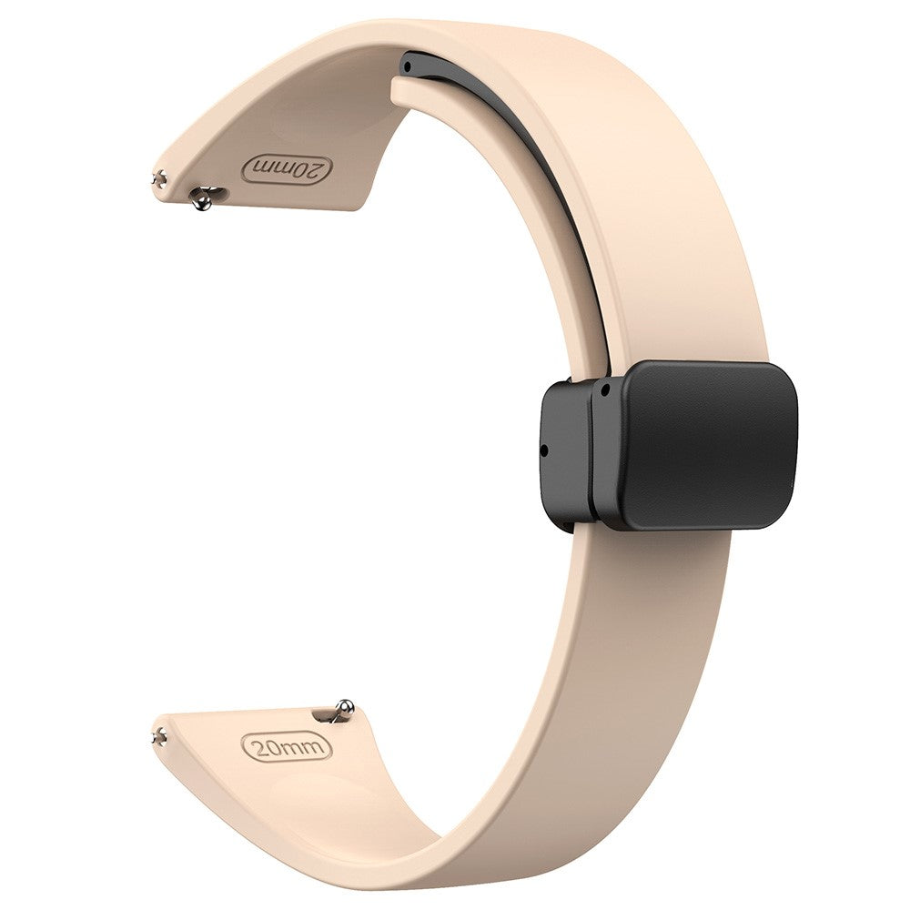 20mm Universal silicone strap with black buckle - Pink#serie_4