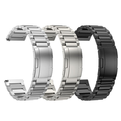 Skøn Metal Universal Rem passer til Smartwatch - Sort#serie_1