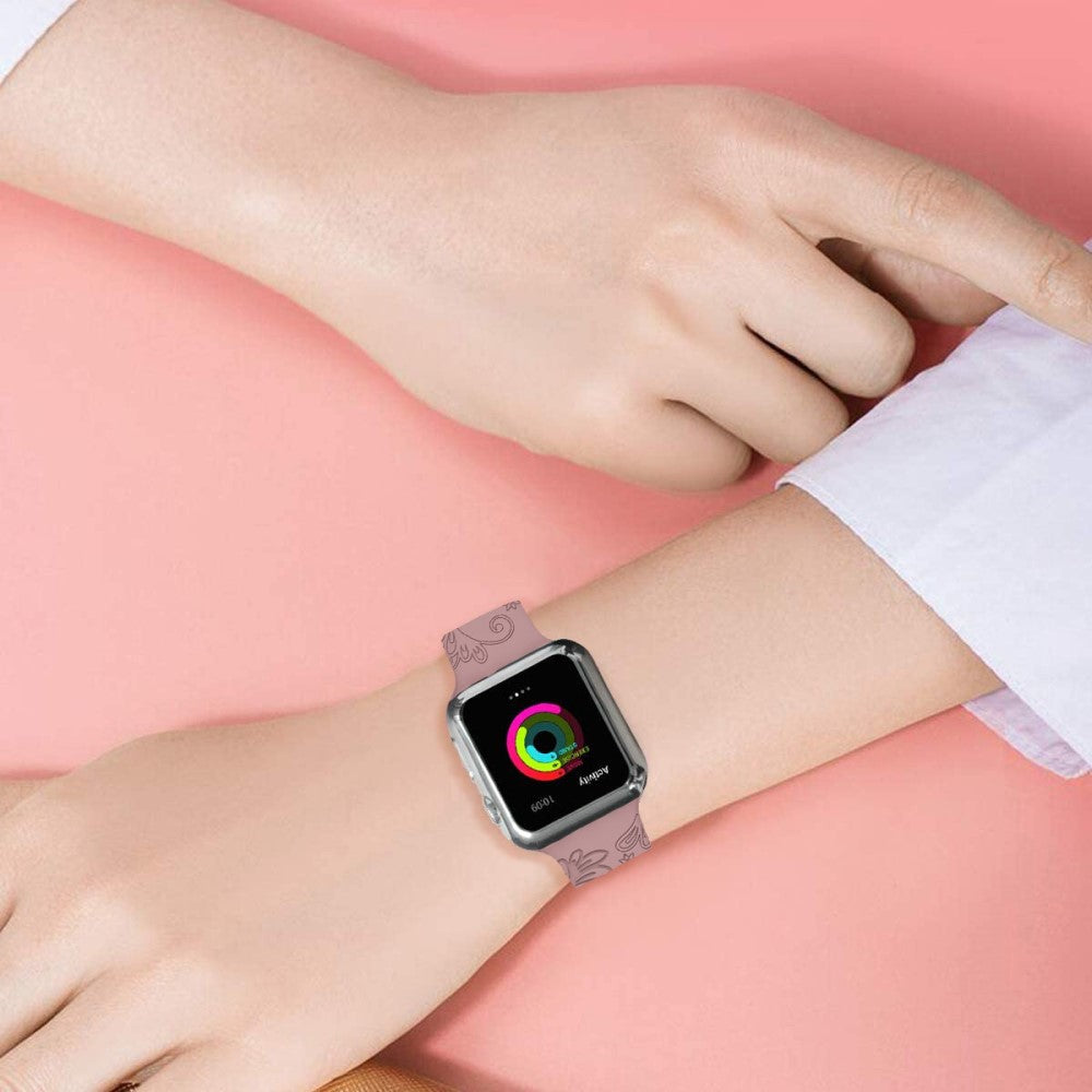 Super Smuk Silikone Rem passer til Apple Watch Ultra - Brun#serie_2