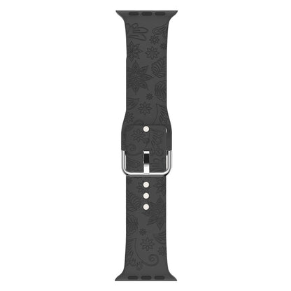 Super Smuk Silikone Rem passer til Apple Watch Ultra - Sort#serie_3