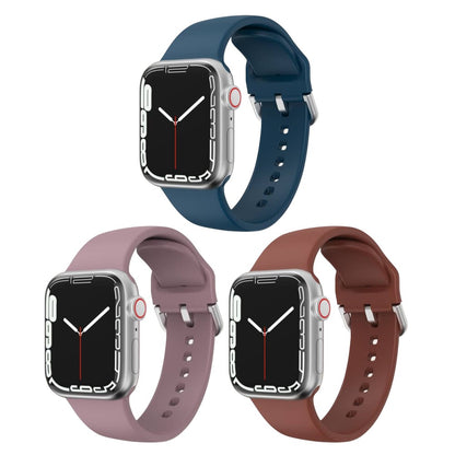 Rigtigt Hårdfør Silikone Rem passer til Apple Watch Ultra - Flerfarvet#serie_2