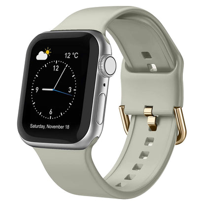 Vildt Rart Silikone Rem passer til Apple Watch Ultra - Sølv#serie_7