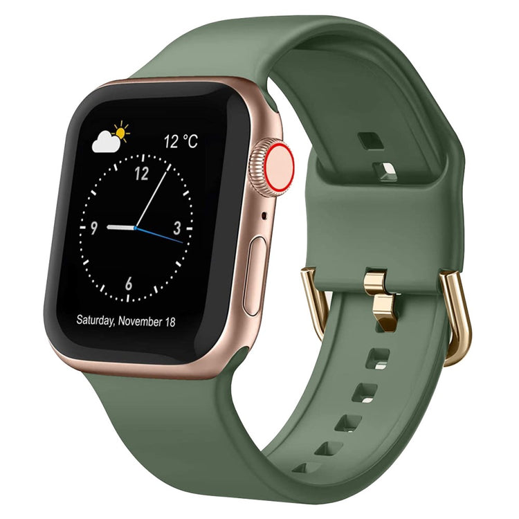 Vildt Rart Silikone Rem passer til Apple Watch Ultra - Grøn#serie_9