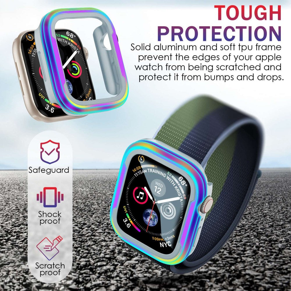 Apple Watch Series 8 (41mm) / Apple Watch Series 7 41mm  Metal Bumper  - Flerfarvet#serie_1