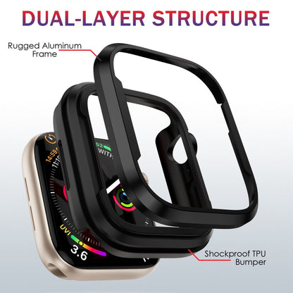 Apple Watch Series 8 (41mm) / Apple Watch Series 7 41mm  Metal Bumper  - Sort#serie_3