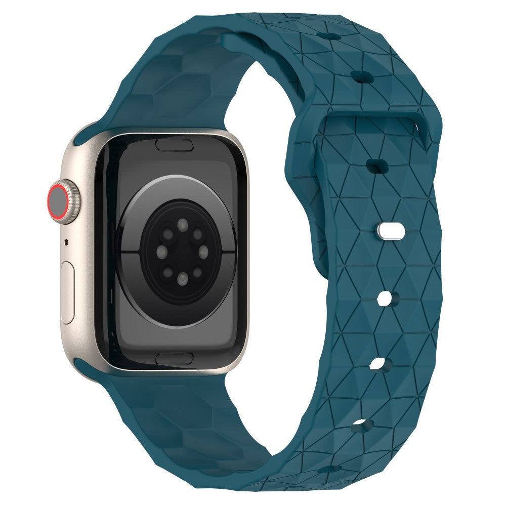 Super Flot Silikone Universal Rem passer til Apple Smartwatch - Blå#serie_3