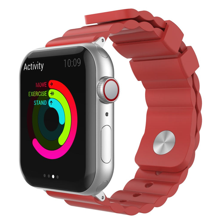 Mega Cool Silikone Universal Rem passer til Apple Smartwatch - Rød#serie_1