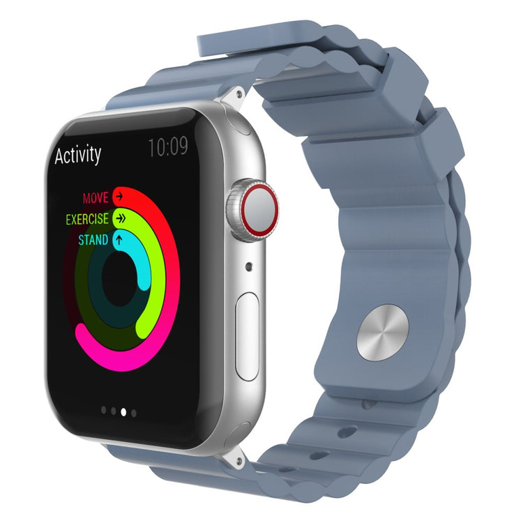 Mega Cool Silikone Universal Rem passer til Apple Smartwatch - Blå#serie_2