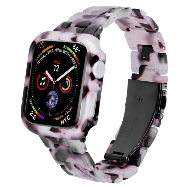 Metal Og Plastik Universal Rem passer til Apple Watch Series 8 (41mm) / Apple Watch Series 7 41mm - Rød#serie_7