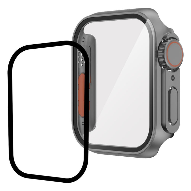 Godt Apple Watch Series 8 (45mm) / Apple Watch Series 7 45mm Cover med Skærmbeskytter i  - Sølv#serie_5