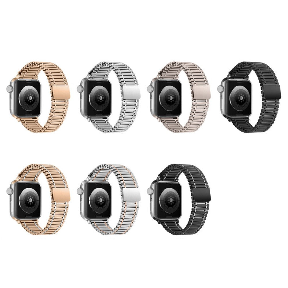 Helt Vildt Hårdfør Metal Universal Rem passer til Apple Smartwatch - Sølv#serie_2